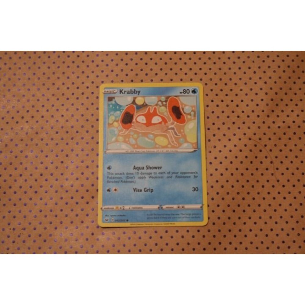 Krabby 042/202 Pokemon Card (2020)